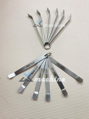 Căn lá đầu gấp loại dày dải đo 1 - 3mm