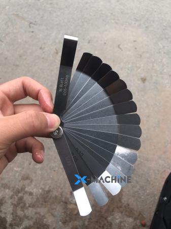 Căn lá đầu gấp loại mỏng dải đo 0.05 - 1mm