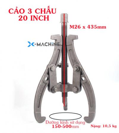 Cảo 3 chấu loại 20 inch