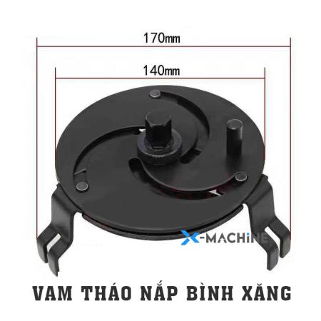 	Vam nắp bình xăng 3 chân tròn 