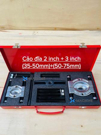Bộ cảo 2 đĩa bán nguyệt 2 inch và 3 inch thép CR-V