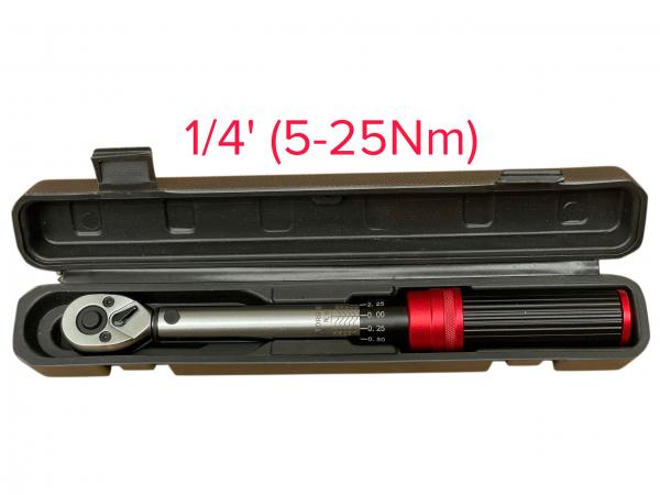 Cần siết lực 1/4' dải lực 5-60Nm