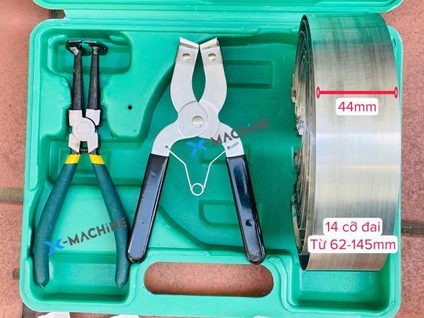 Bộ kìm siết đai vào piston nhanh INOX
